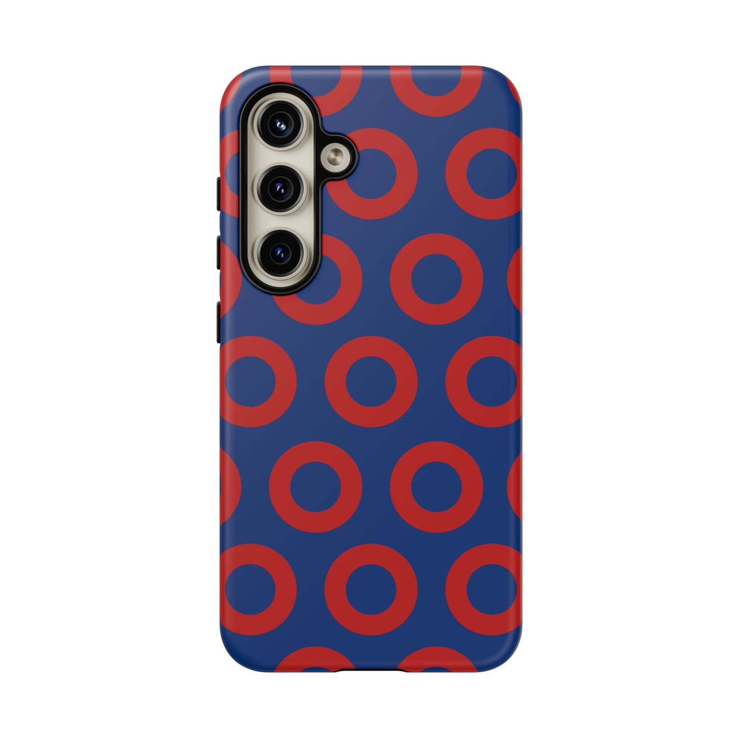 Fishman Donut Phone Case | Red/Blue | iPhone, Google, Samsung