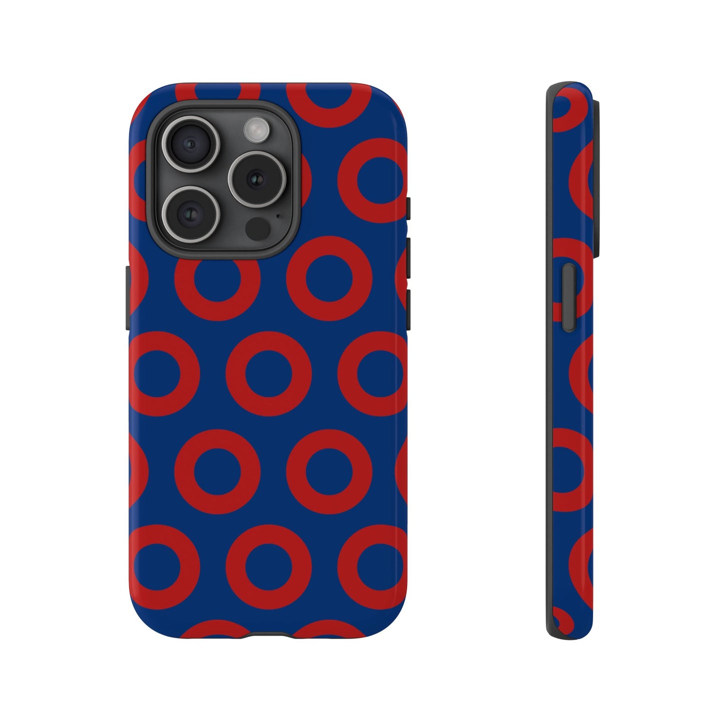 Fishman Donut Phone Case | Red/Blue | iPhone, Google, Samsung