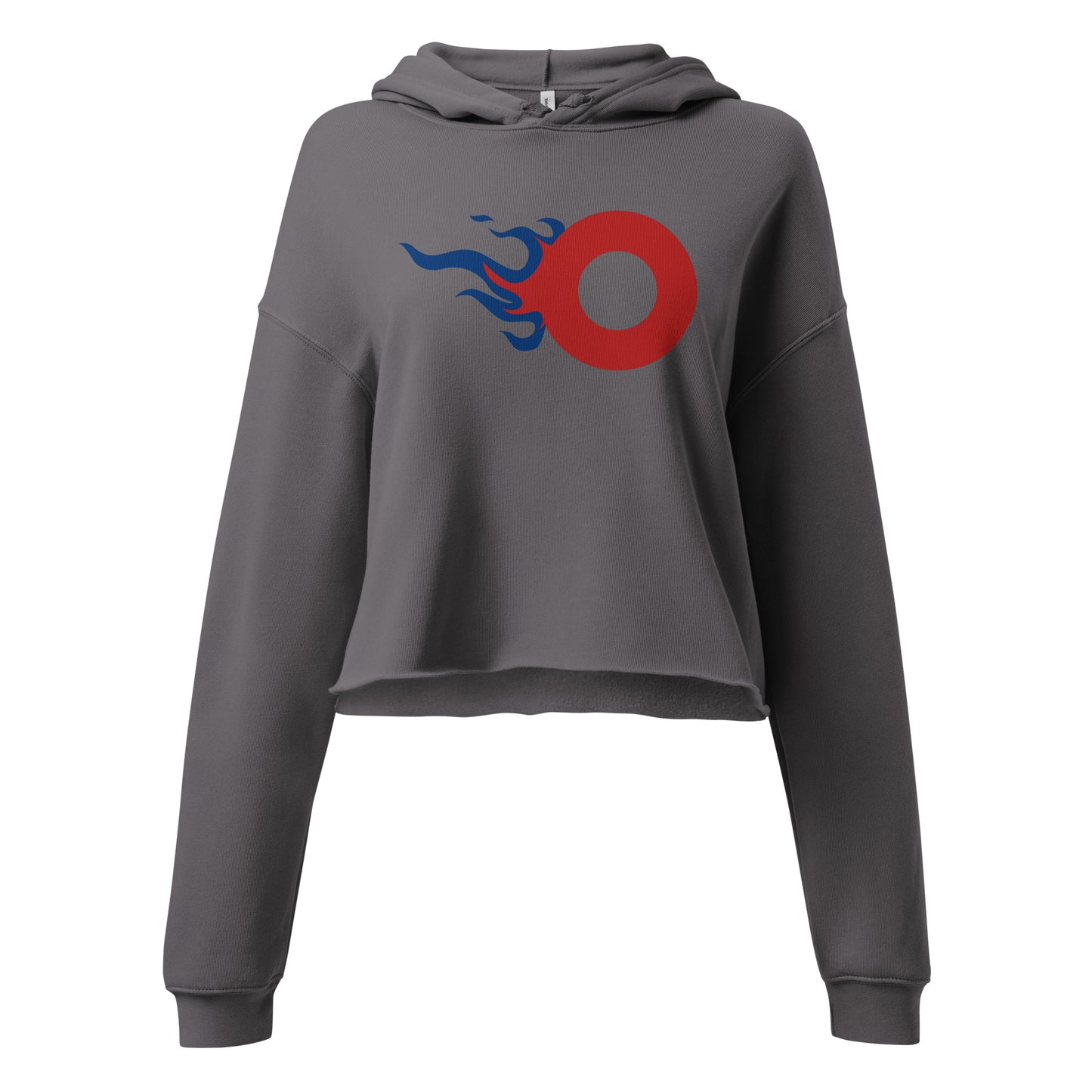 Phish Woman's Hoodie | Flaming Fishman Donut | Crop Hoodie